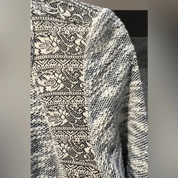 Anthropologie Saturday Sunday Size Small gray white long sleeve dress - Picture 4 of 12